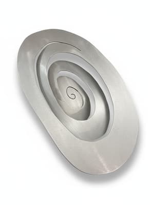 Stainless Steel Spiral Sculpture