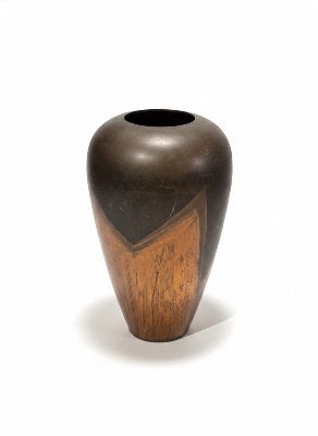 Mixed Metal Vase